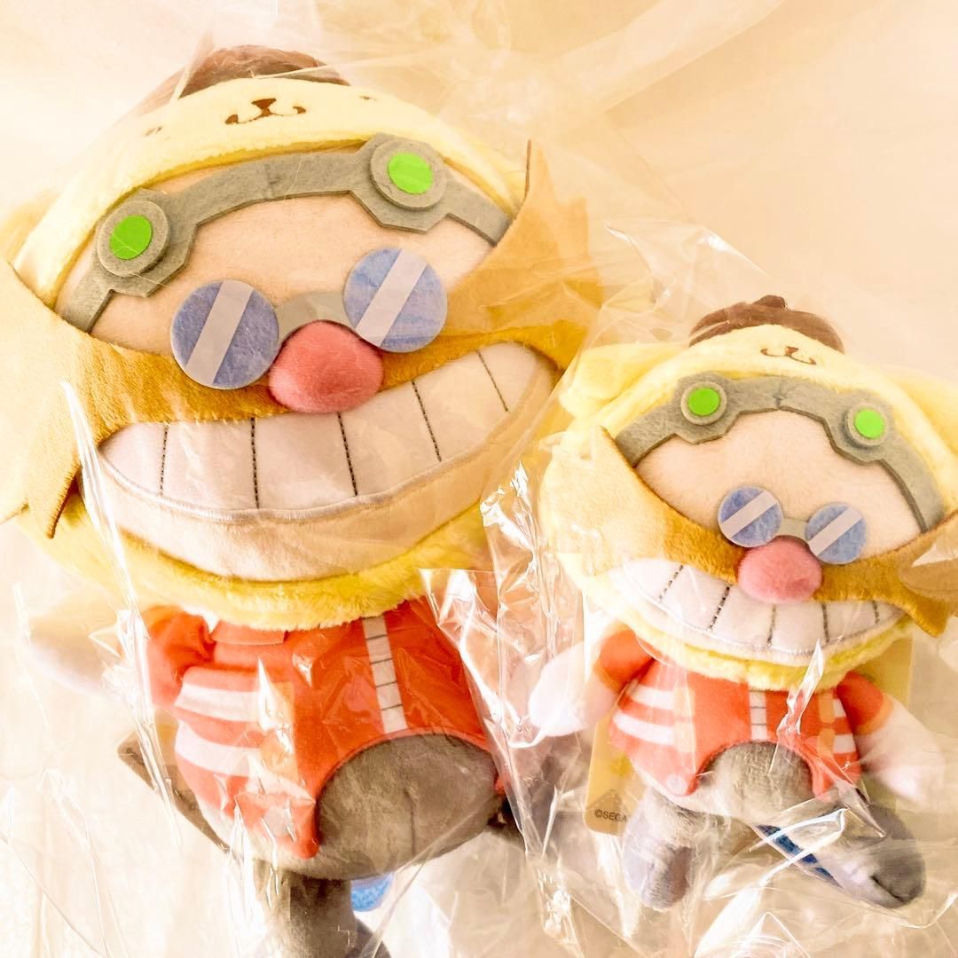 エッグマンxポムポムプリン SONIC&FRIENDS ぬいぐるみとマスコット