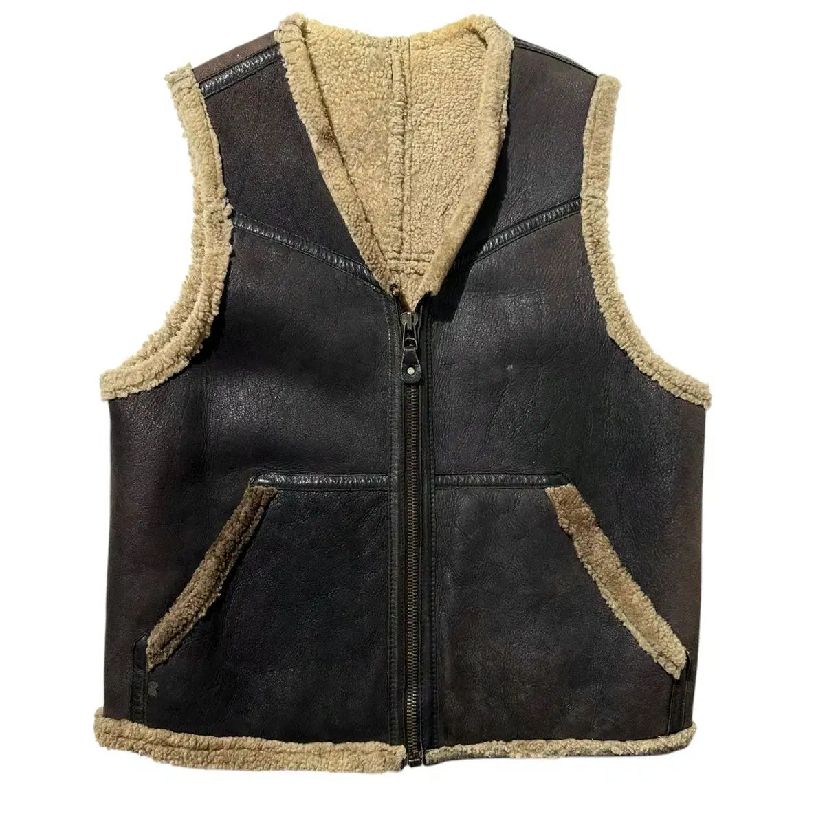 M Chevignon 쉐비뇽 Shearling C-3 フライングムートン ベスト