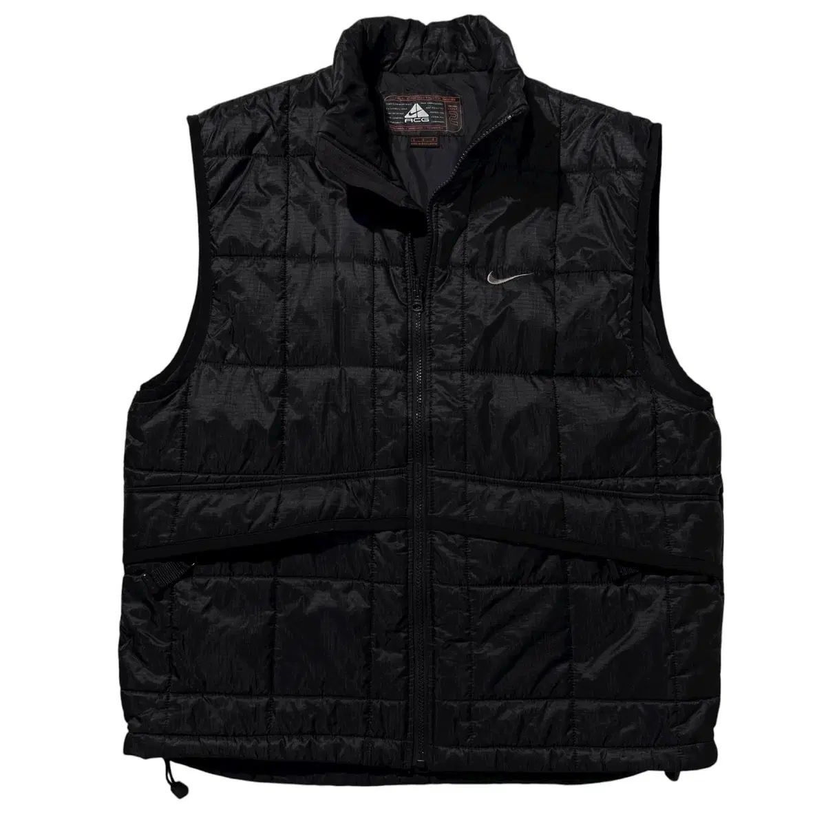 L XL NIKE ACG プリマロフト キルティング ダウン ベスト ブラック