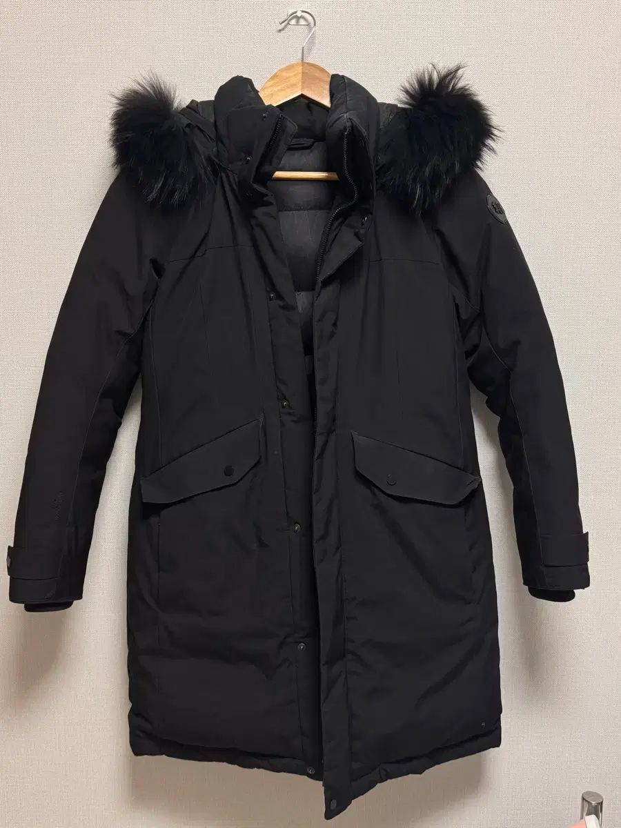 KOLONSPORT コーロンスポーツ アンタークティカ レディース 90サイズ ブラック ハーフ ダウン グースダウン