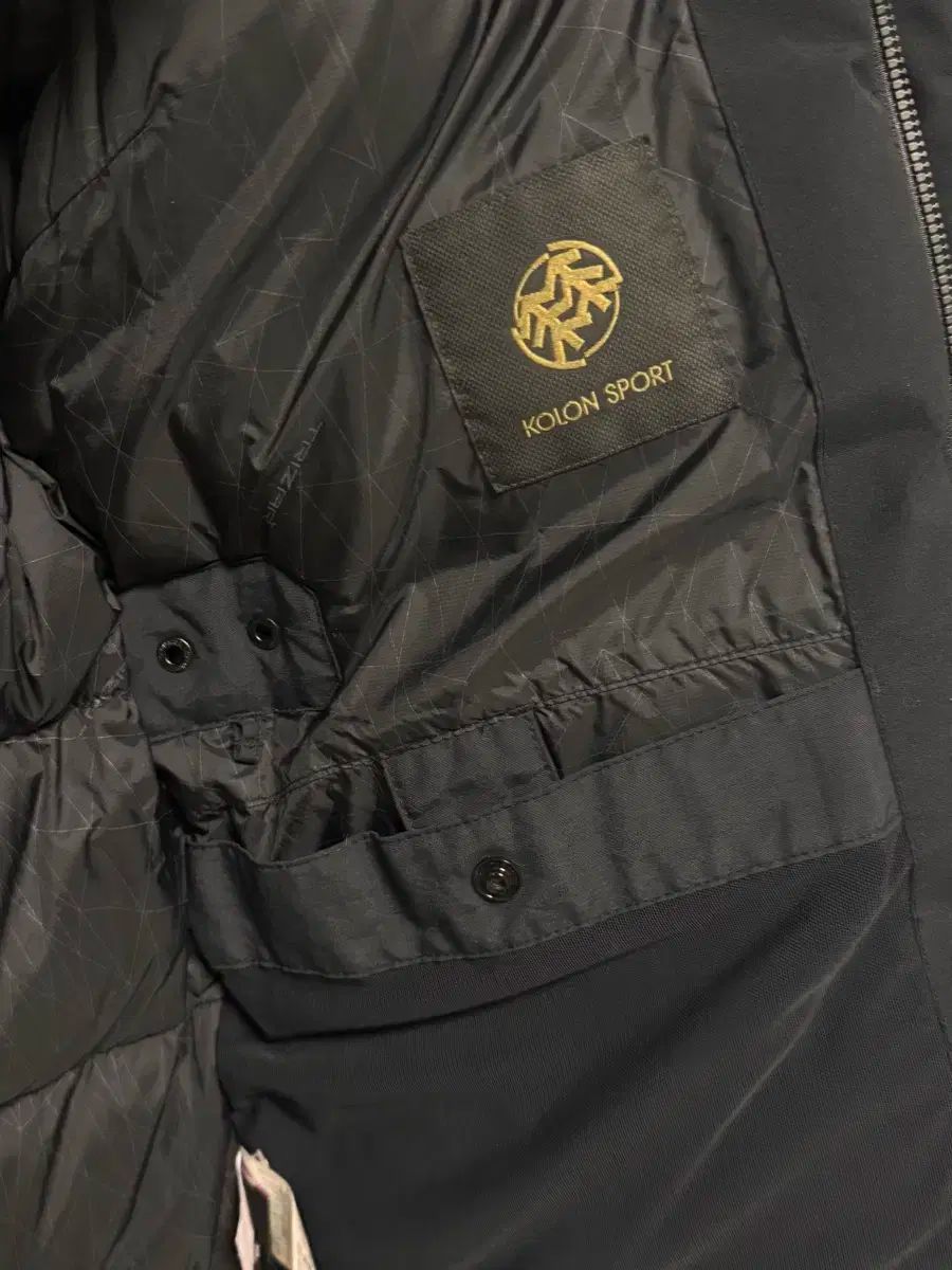 KOLONSPORT コーロンスポーツ アンタークティカ レディース 90サイズ ブラック ハーフ ダウン グースダウン