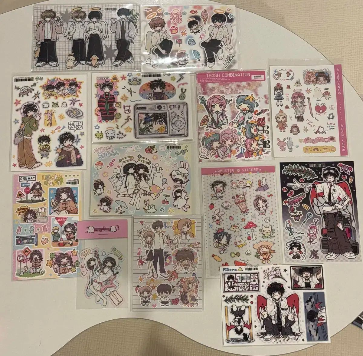 日奈森あむスチュエーションステッカー 含む19種まとめ