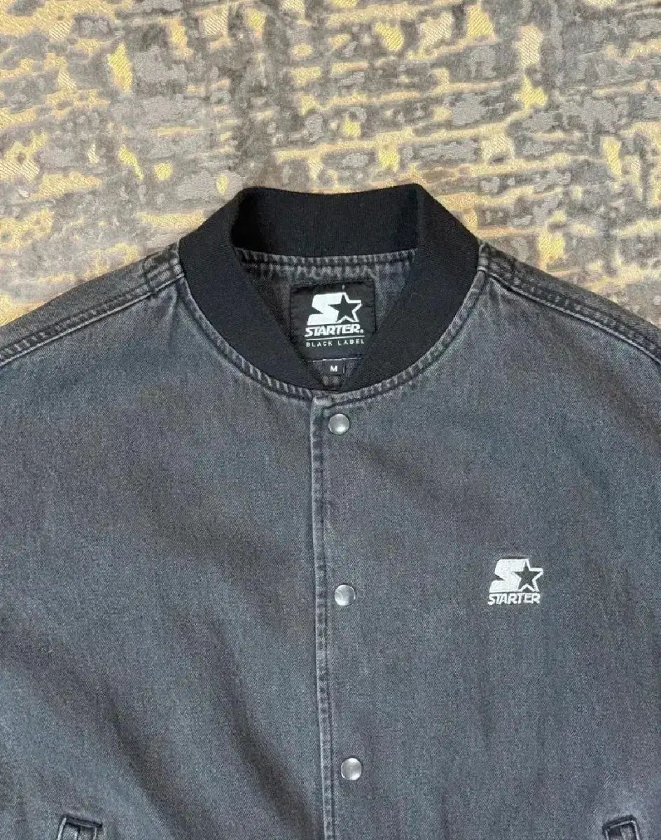 STARTER ブラックデニムジャケット