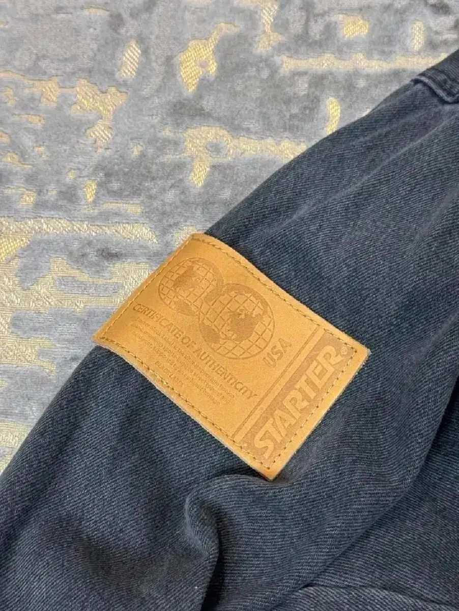 STARTER ブラックデニムジャケット