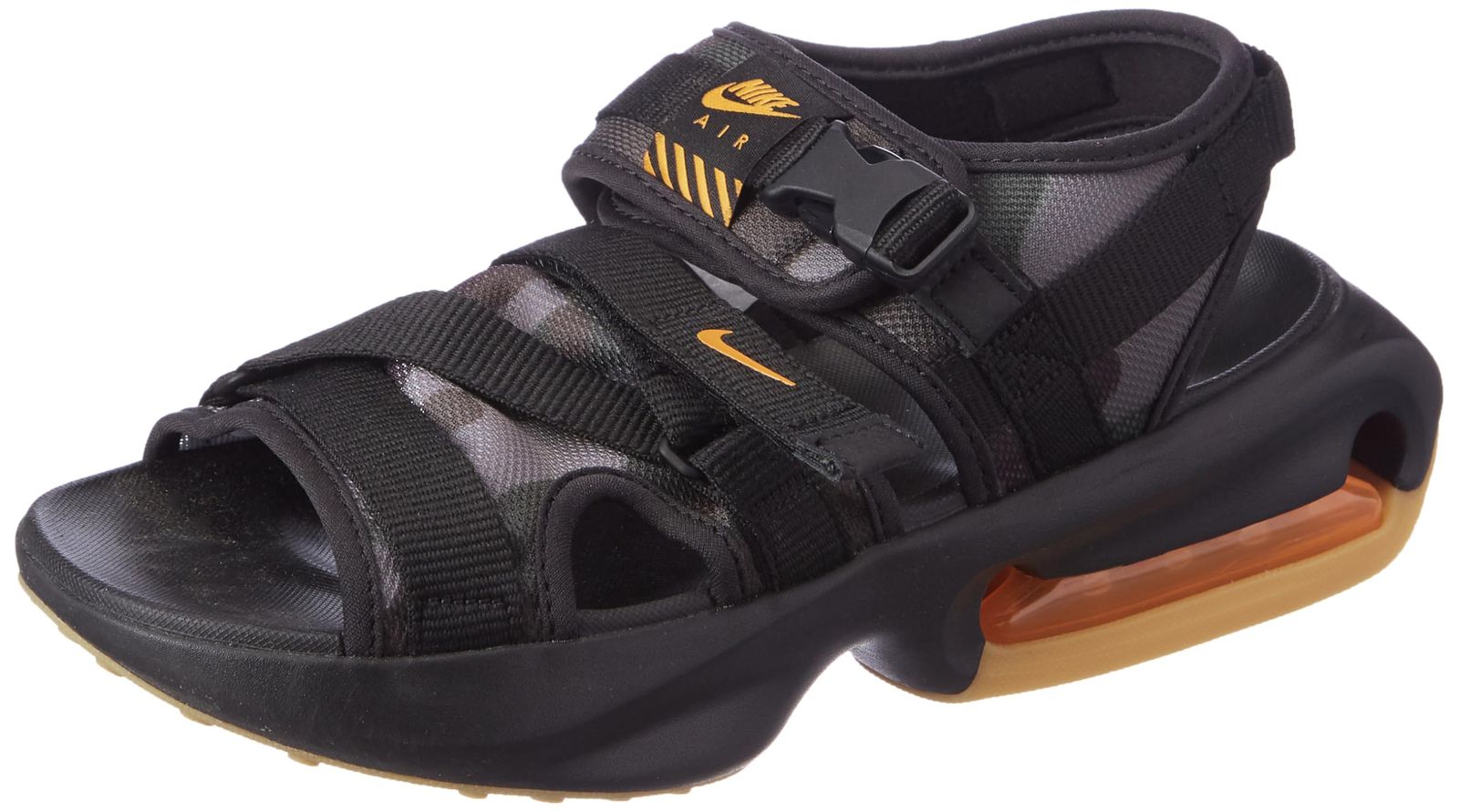 ナイキ エア MAX ソル サンダルメンズスポーツサンダル FJ5446-010 ブラック ビビットオレンジ 26.0cm ブラック ガムライトブラウン カーゴカーキ ビビッドオレンジ 010 26.0 cm