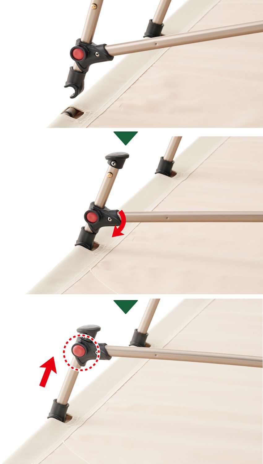 ロゴス LOGOS トップ アウトドア TRADCANVAS イージーアッセムプット