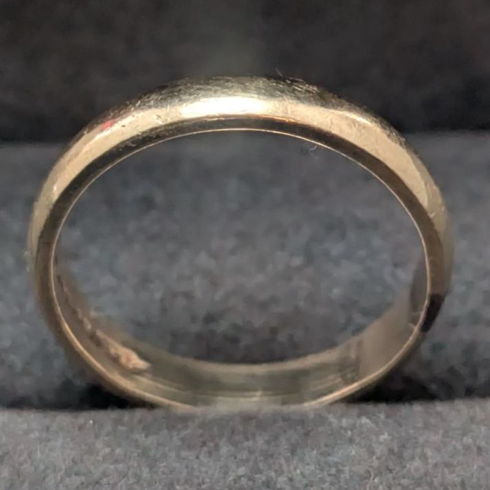 14 K ゴールドフィルド GF 1 30刻印 ヴィンテージ ウェディングバンドリング 11号 2 8 g 金張り アンティーク