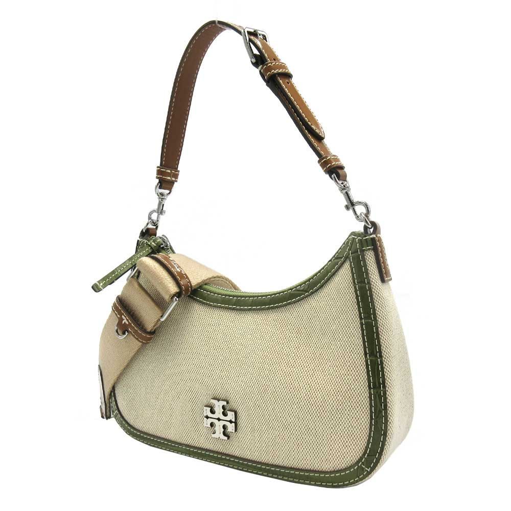 トリーバーチ ショルダーバッグ TORY BURCH THEA キャンバス クロスボディ 2WAY 165992 0625 925 CANVAS BROWN アウトレット レディース