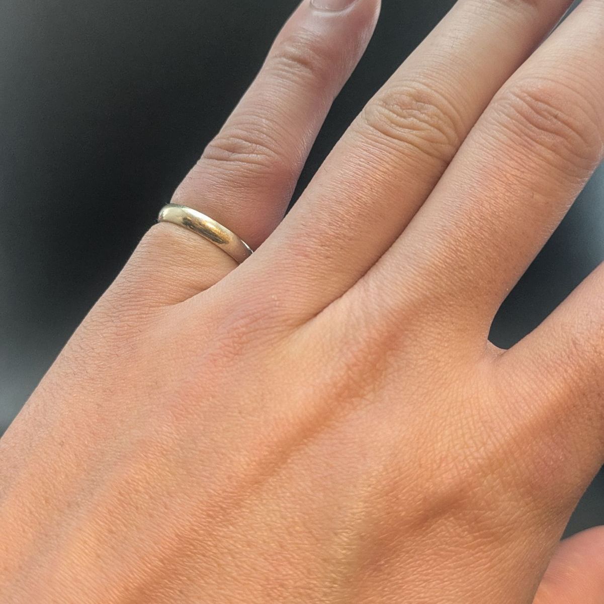  14 K ゴールドフィルド GF 1 30刻印 ヴィンテージ ウェディングバンドリング 11号 2 8 g 金張り アンティーク リング 指輪 アクセサリー