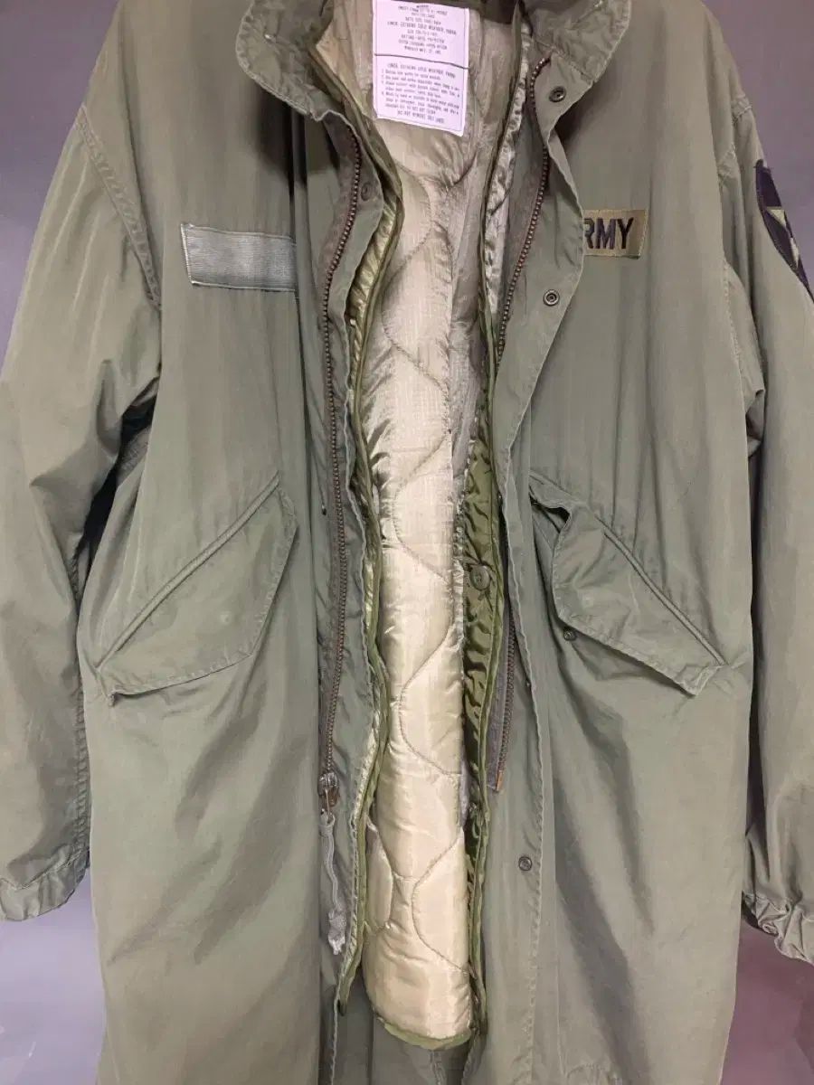 M65 フィッシュテールパーカー OG ライナー 含む