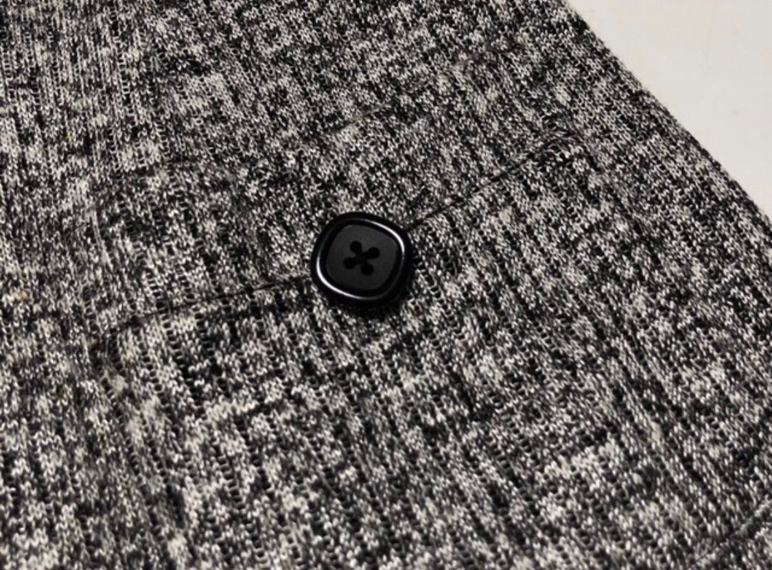  定価10万程 miss ashidaミスアシダ ニット 長袖 ノー ワンピース 9号 M 黒白 フォーマル 結婚式 入学式 卒業式 T 40 長袖 七分袖 ひざ丈ワンピース