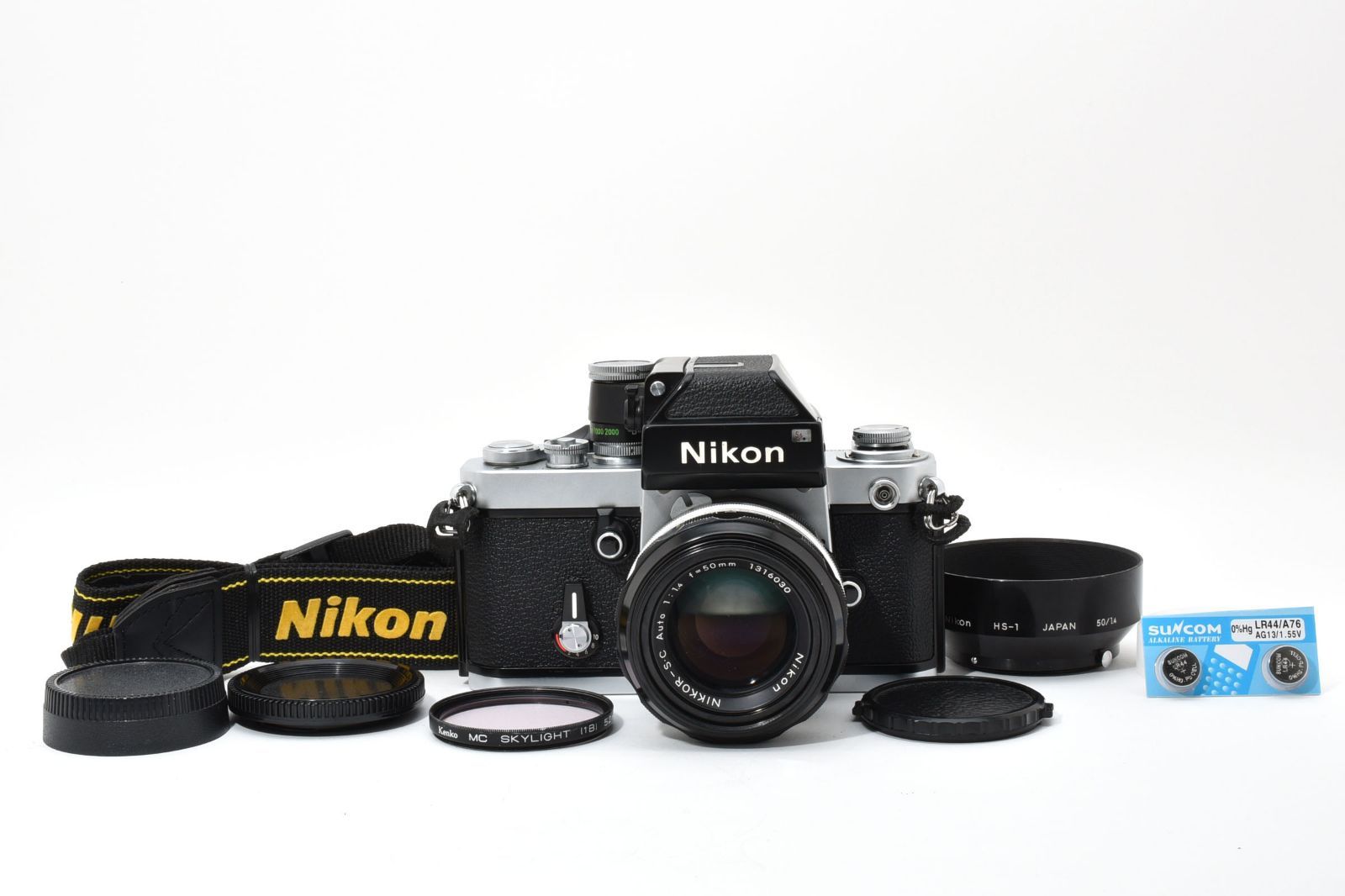 5275 Nikon F2 photomic Nikkor S C 50mm F1.4 Tasted New Seals ニコン MFフィルムカメラ