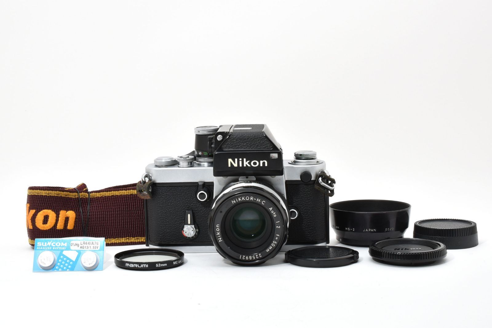 5452 Nikon F2 photomic Nikkor H C 50mm F2 Tasted New Seals ニコン MFフィルムカメラ