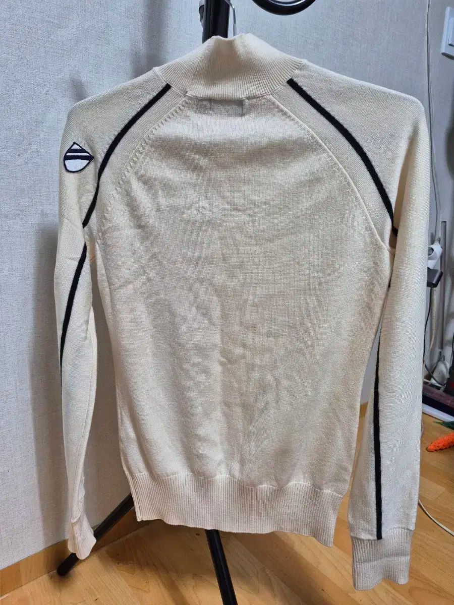 J LINDEBEG GOLF アイボリー ハイネック ニット セーター