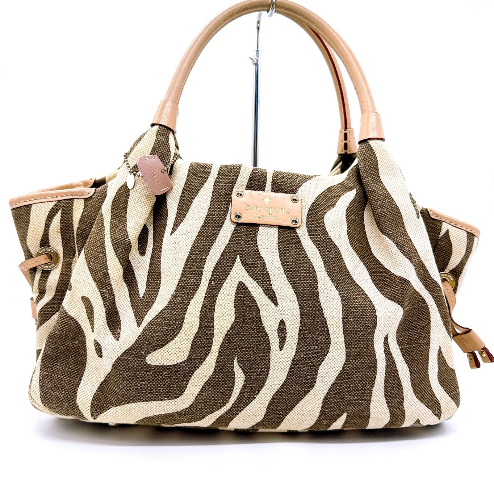Kate SpadeケイトスペードハンドバッグPXRU2505ベージュブラウン