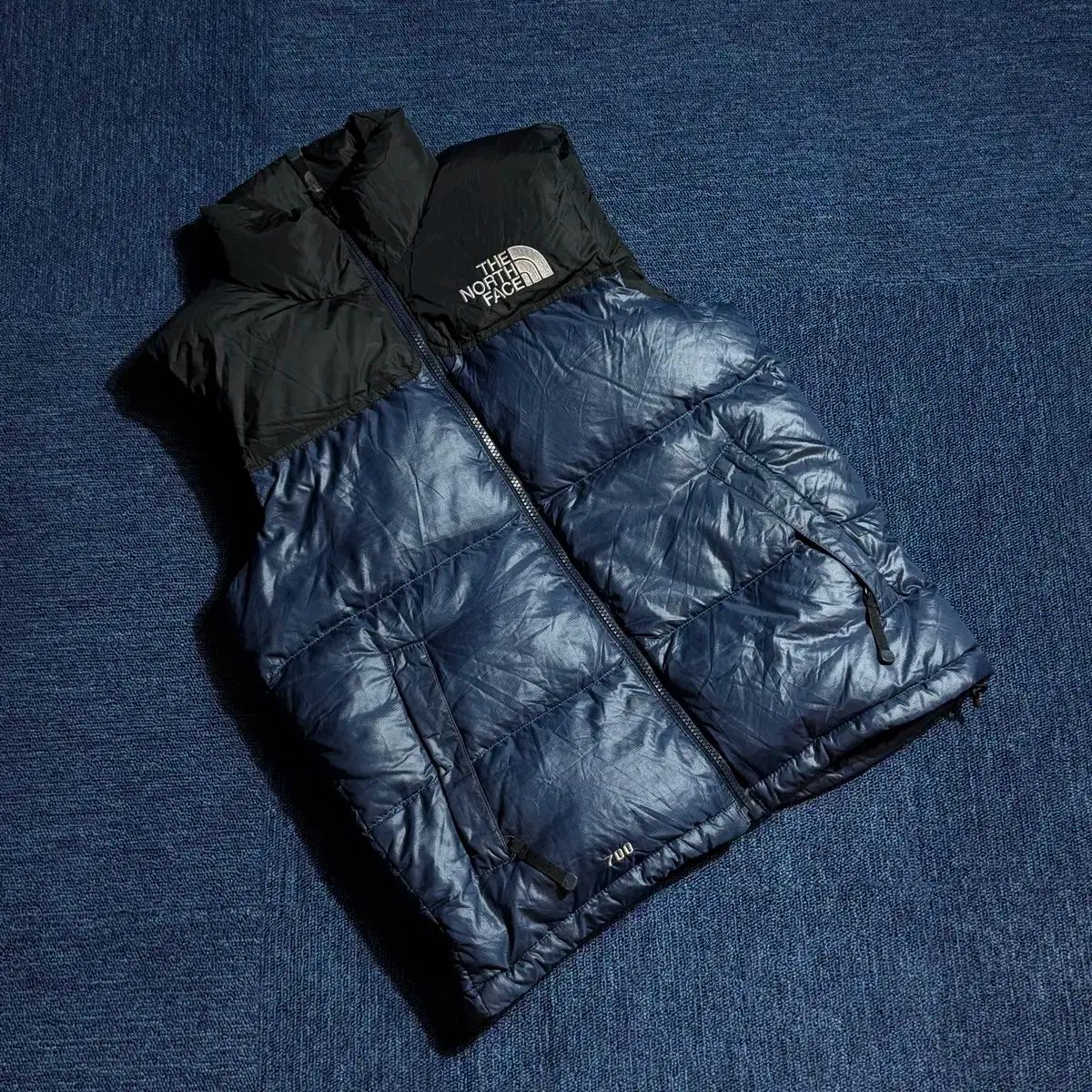 ザノースフェイス ネイビー ダウン ベスト