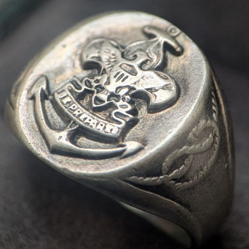 BSA シースカウト リング 刻印 17 7号 7 8 g アンカーモチーフ ヴィンテージ アメリカ製 米国USA