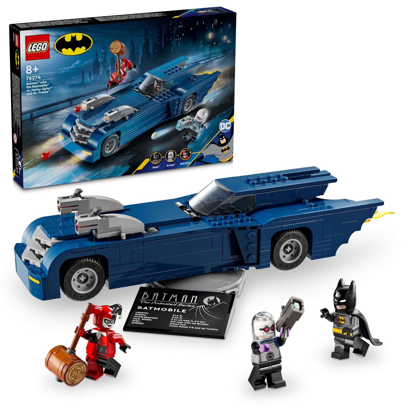 レゴ LEGO スーパー ヒーローズ バットモービルに乗ったバットマン vs. ハーレイ クイン-Mr.フリーズ おもちゃ 玩具 プレゼント 誕生日 ブロック クリスマス 男の子 バットモービルに乗ったバットマン vs. ハーレイ クイン-Mr.フリーズ