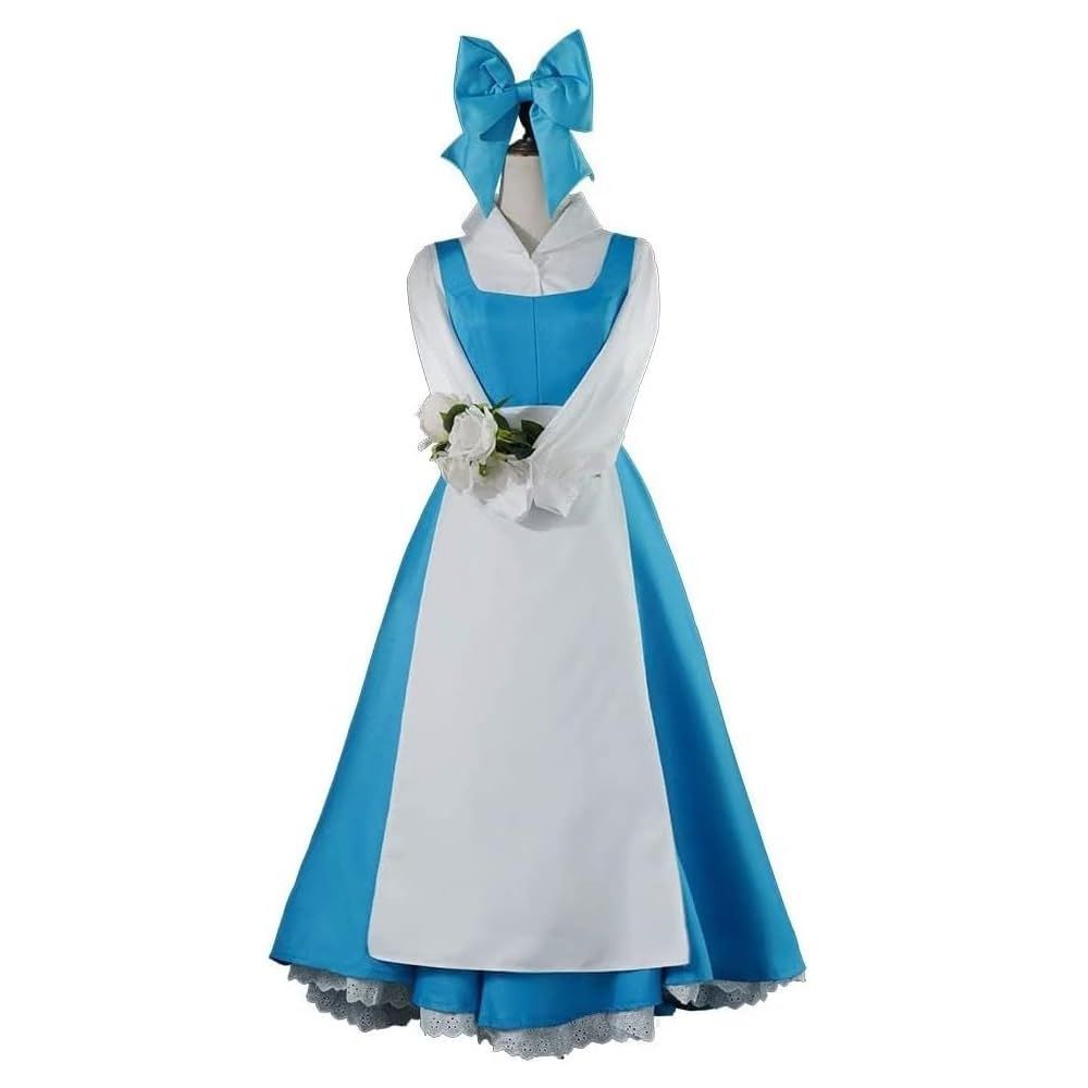 Anywcos ベル コスプレ衣装 コスチューム メイド服 レディース 大人用 パーティー イベント お祭り 遊園地 キャラクター