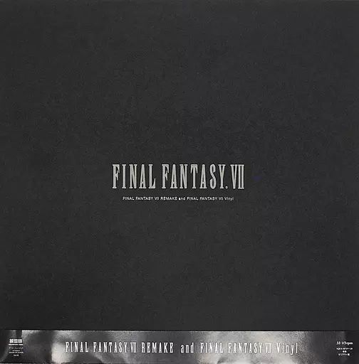LPレコード FINAL FANTASY VII REMAKE and FINAL FANTASY VII 帯付