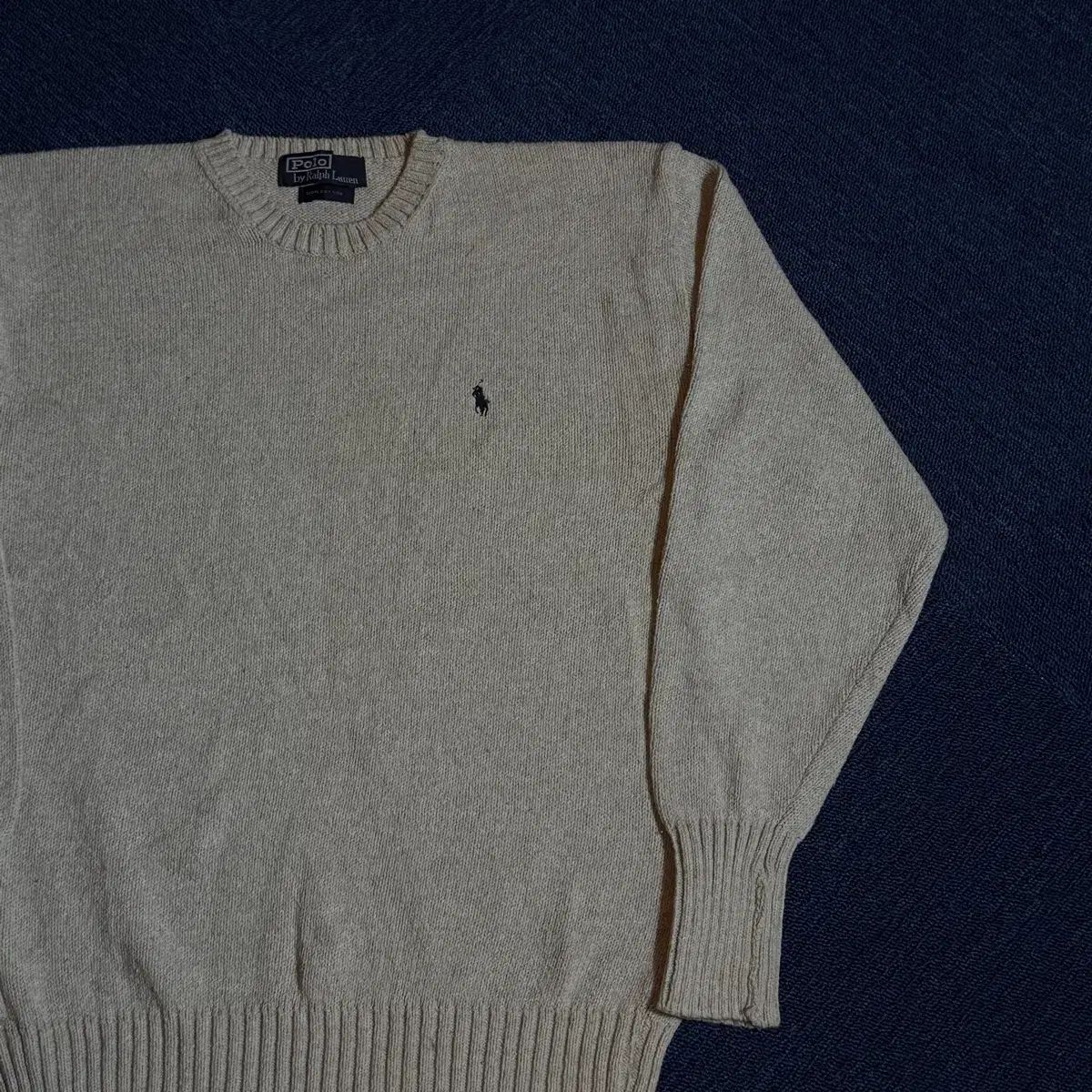 ポロ ラルフローレン ベージュ ニット