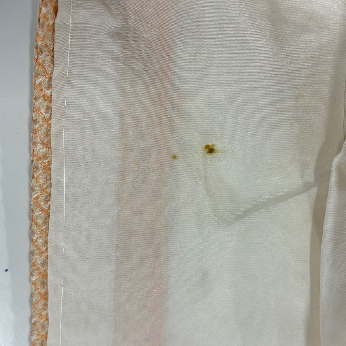  振袖 身丈160 5 cm 裄丈65 M 袷 総絞り 薄オレンジ 正絹 秀品 振袖 着物