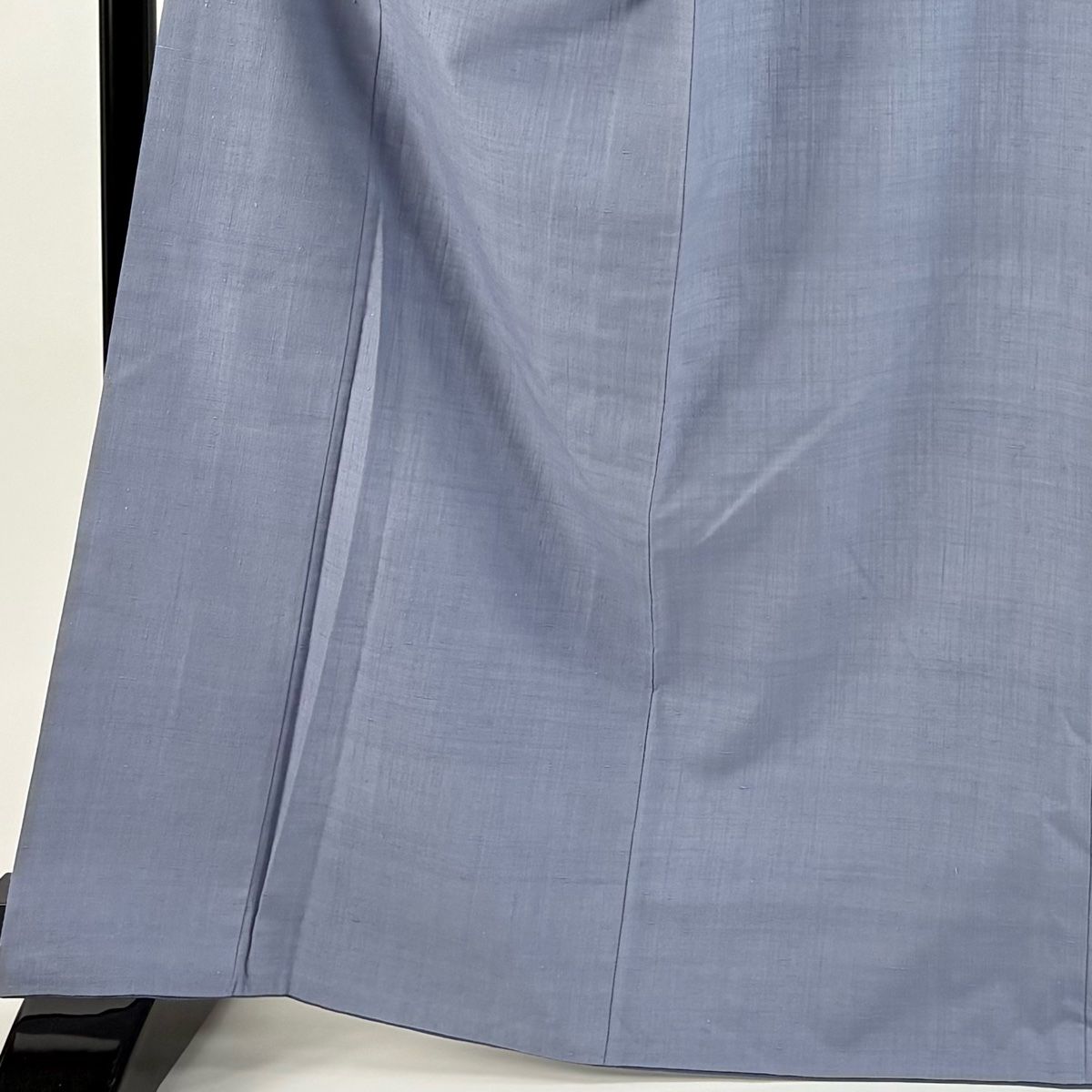 紬 身丈167 cm 裄丈68 L 袷 やまと 青灰色 正絹