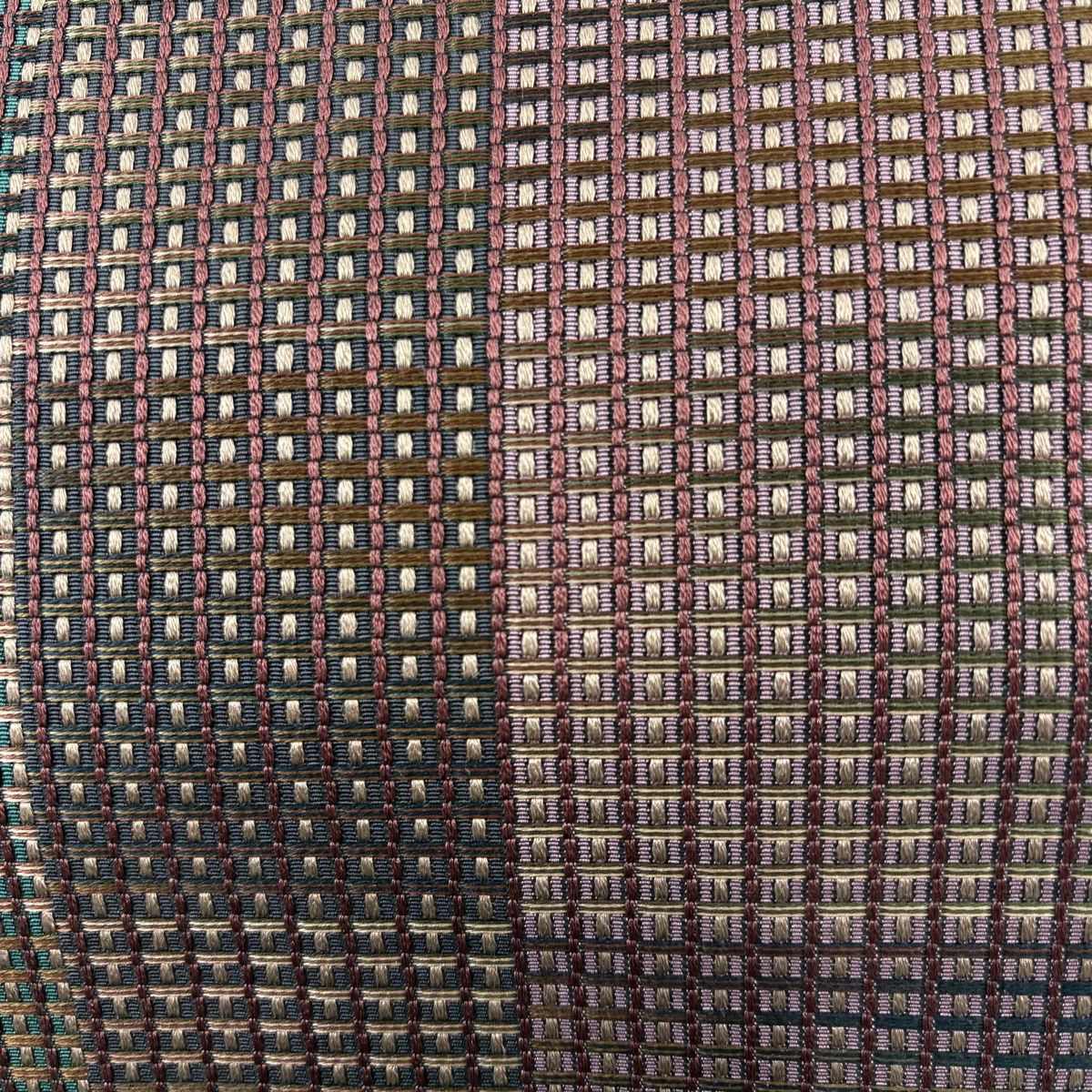 正絹　八寸名古屋帯 松葉仕立て　真綿紬　格子　墨黒✖️紫✖️藍色　美品 楽天市場】八寸袋名古屋帯 松葉仕立て 全通（変わり格子・青系）日本製