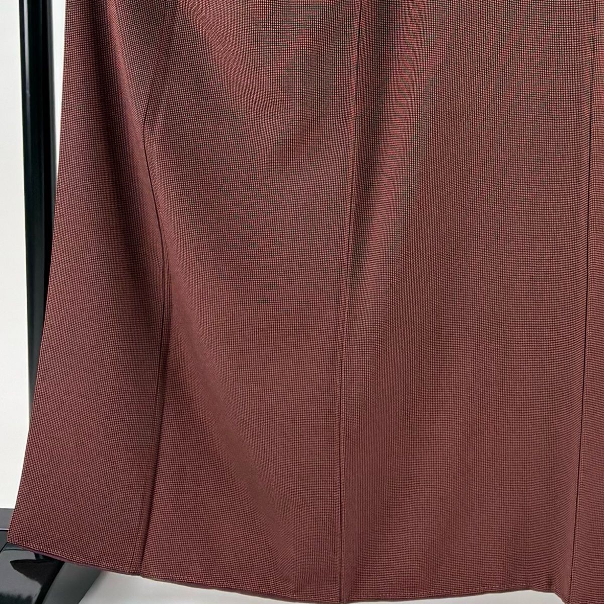 小紋 身丈162 5 cm 裄丈65 M 袷 格子柄 えんじ色 正絹 秀品