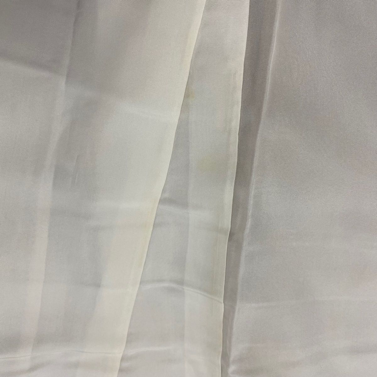  小紋 身丈161 cm 裄丈65 5 M 袷 松竹梅 金彩 山吹茶色 正絹 秀品 小紋 着物