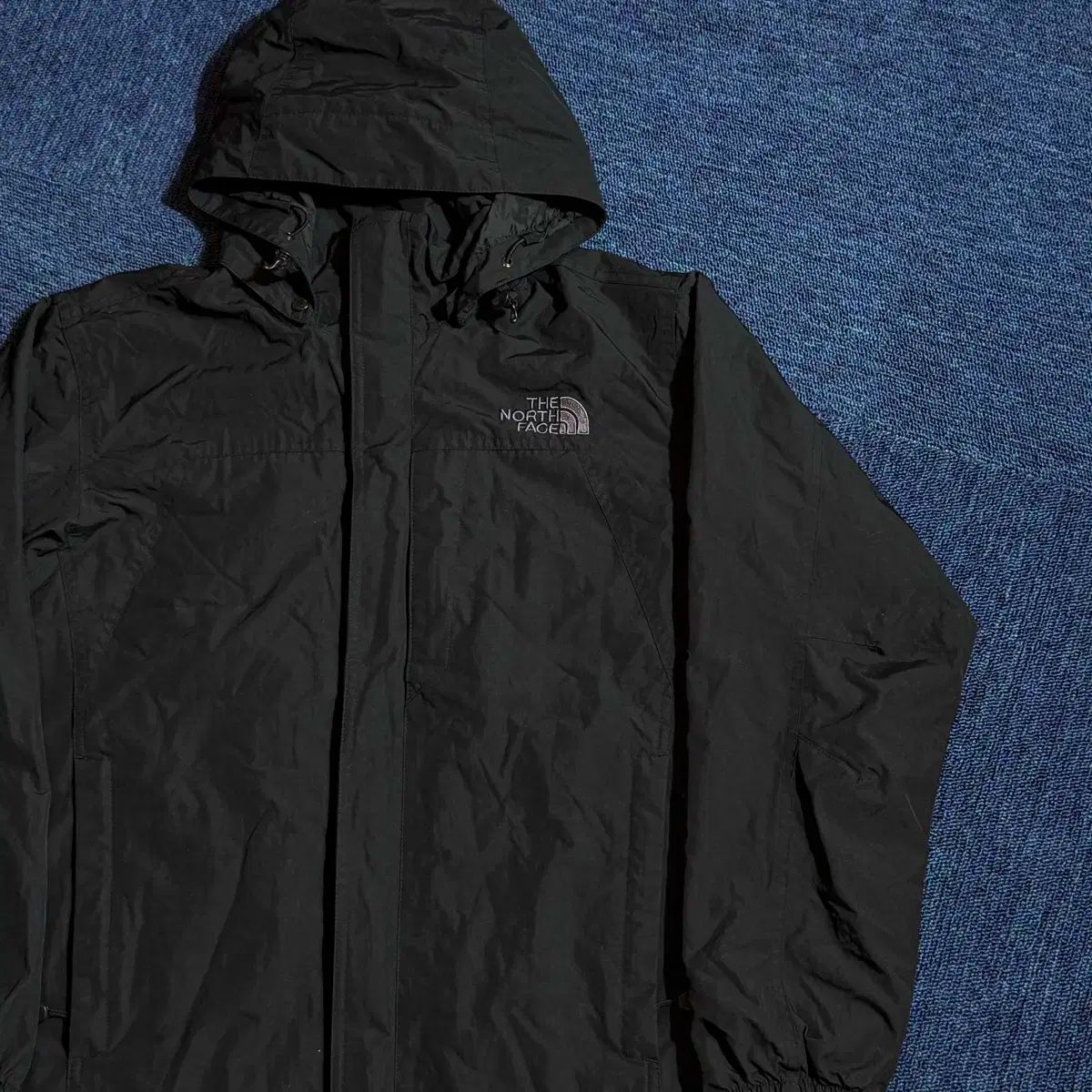 THE NORTH FACE ザノースフェイス フード ウィンドブレーカー ブラック