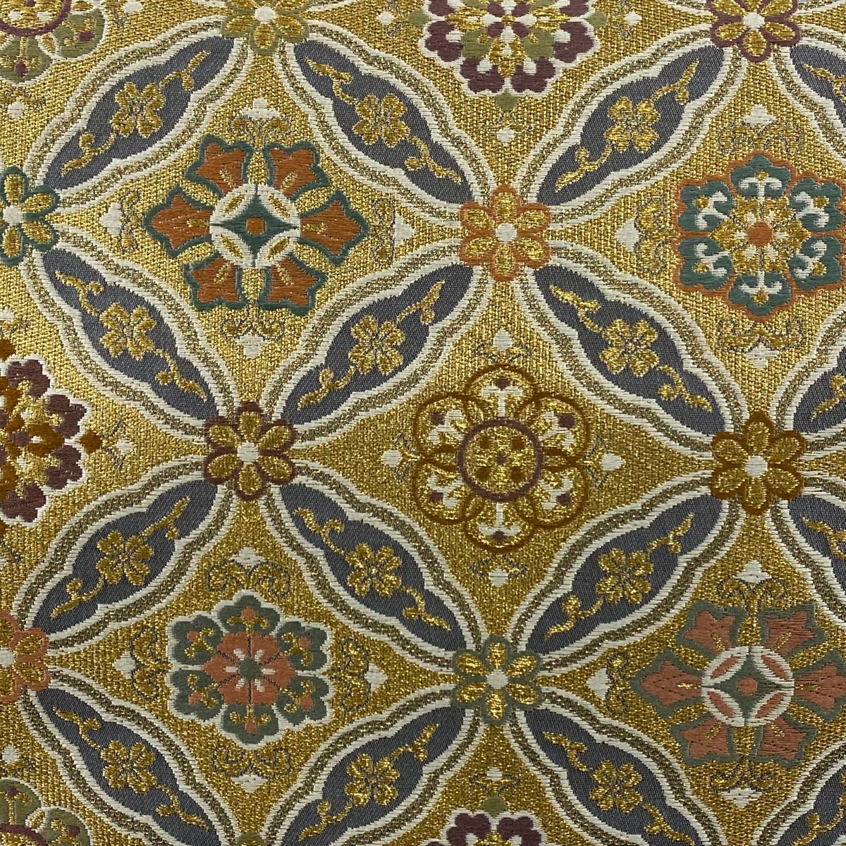 美品】 袋帯 秀品 七宝華文 金糸 金色 六通 正絹 【中古】 - メルカリ