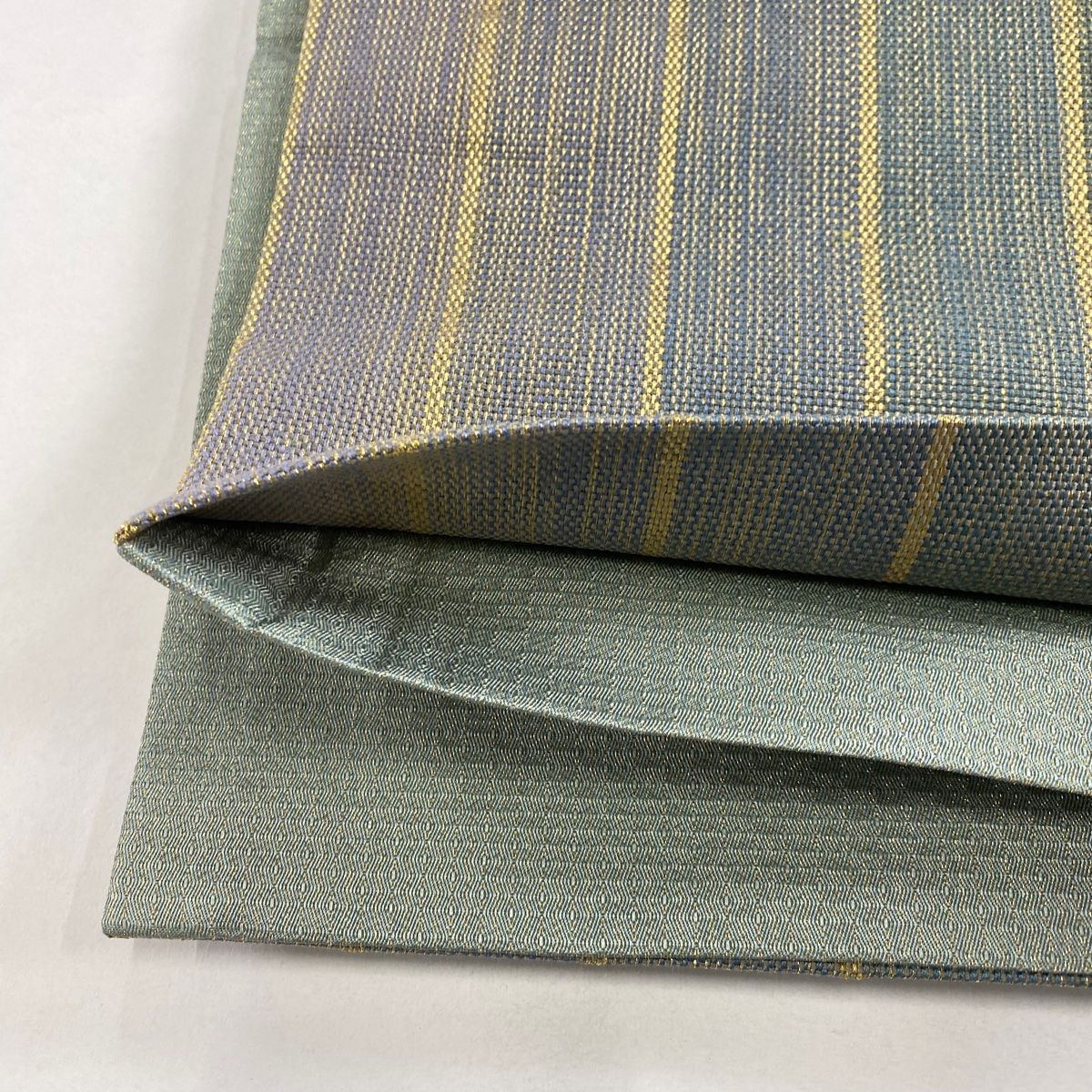 薄青緑 お太鼓柄