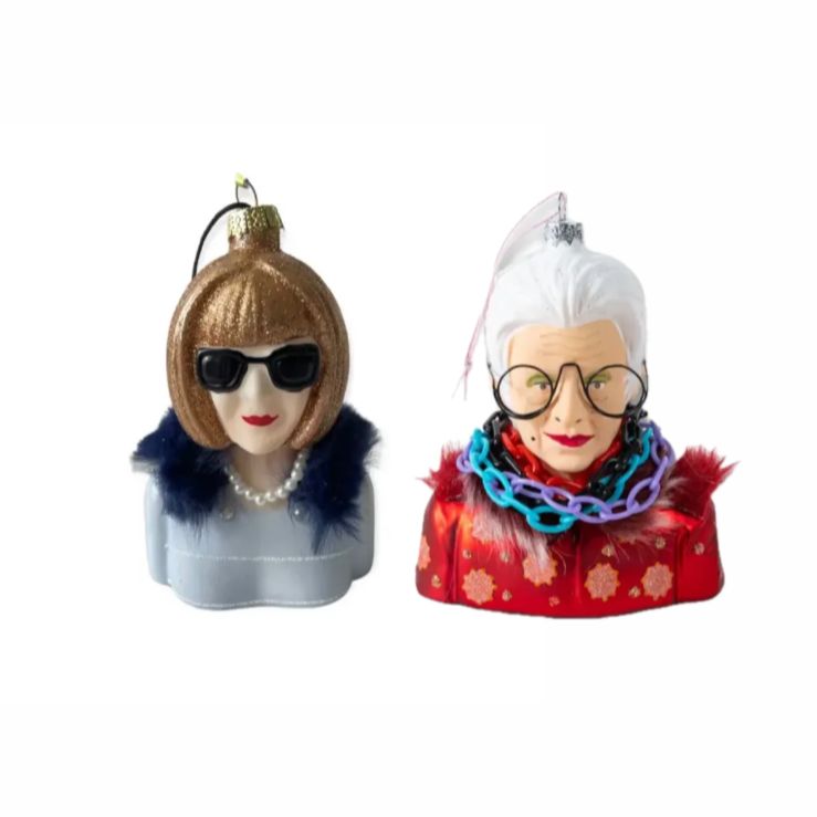 ご予約品 ガラスオーナメント 二個セット