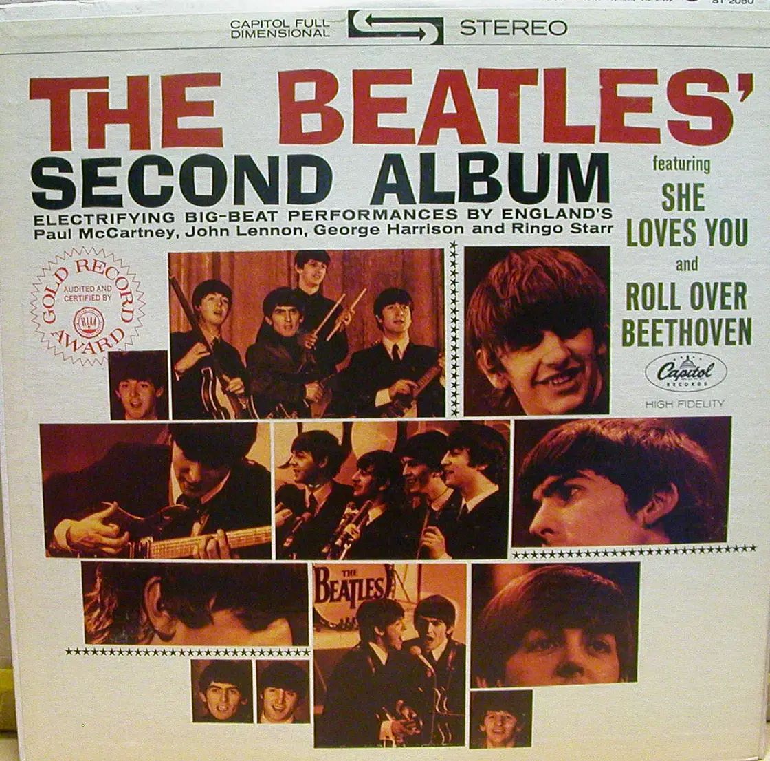 Beatles Second Album 日本からの輸入 gf フォルダー