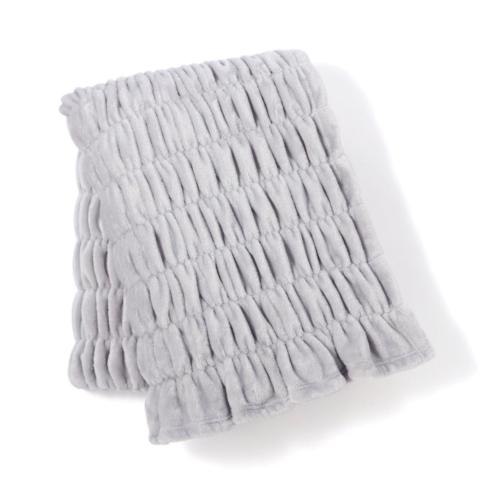 Francfranc フランフラン WARMY CICA リップル ブランケット 毛布 シングル 140 cm 200 グレー モデル