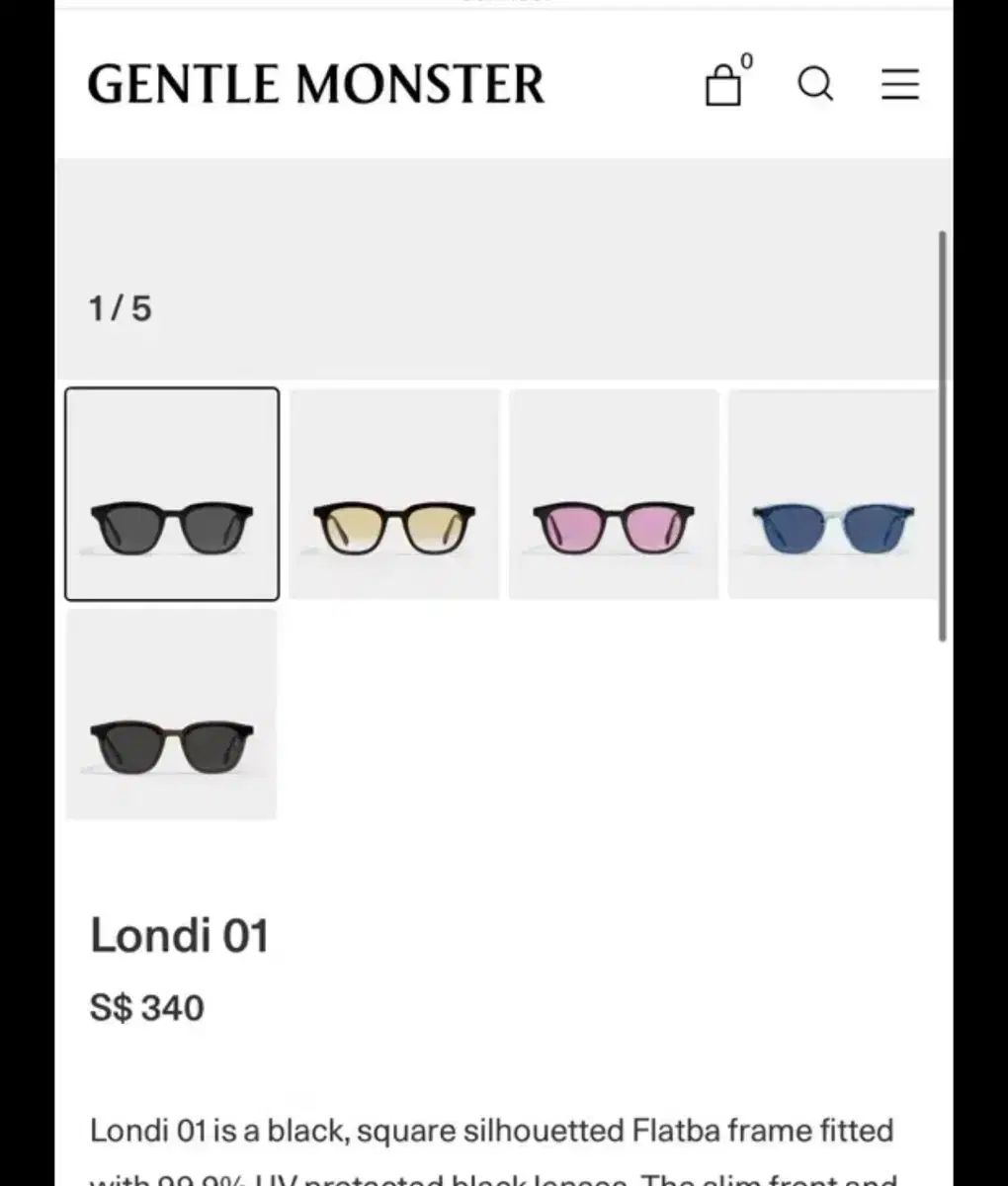 ジェントルモンスター サングラス