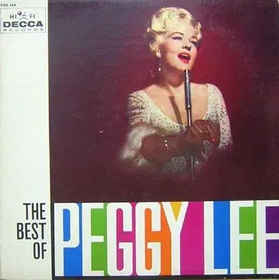 THE BEST OF PEGGY LEE 進みます 2 LP 友西寺