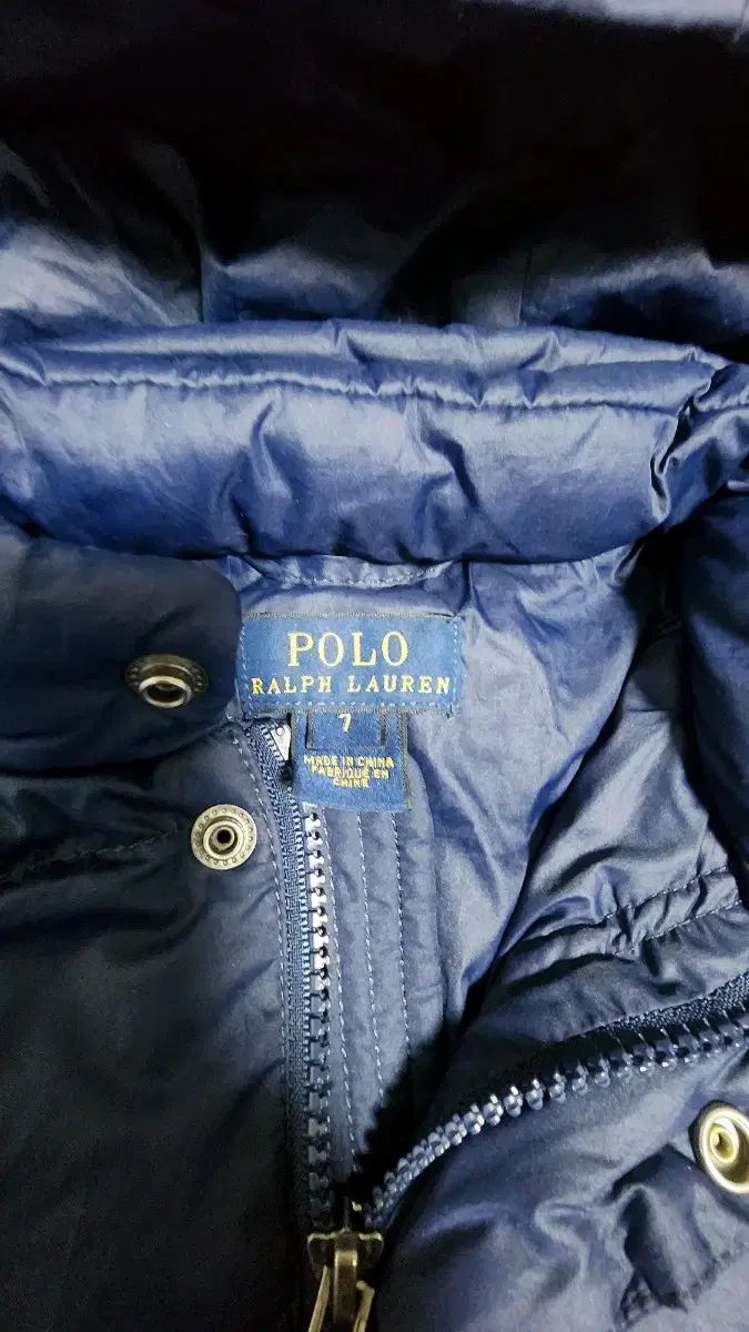 POLO RALPH LAUREN キッズ ネイビー ダウン アウター