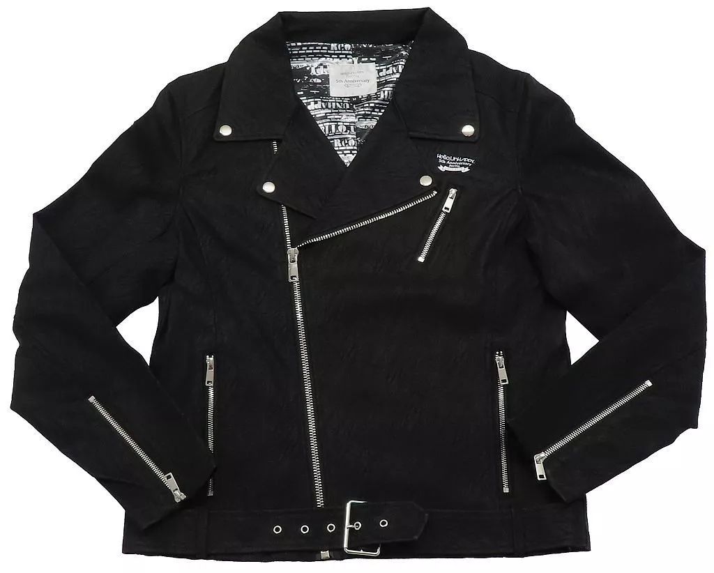 アウターウェア ReoNa 5th anniversary Hello UnHAPPY. ライダースジャケット ブラック メンズLサイズ オフィシャルファンクラブ ふあんくらぶ 会員