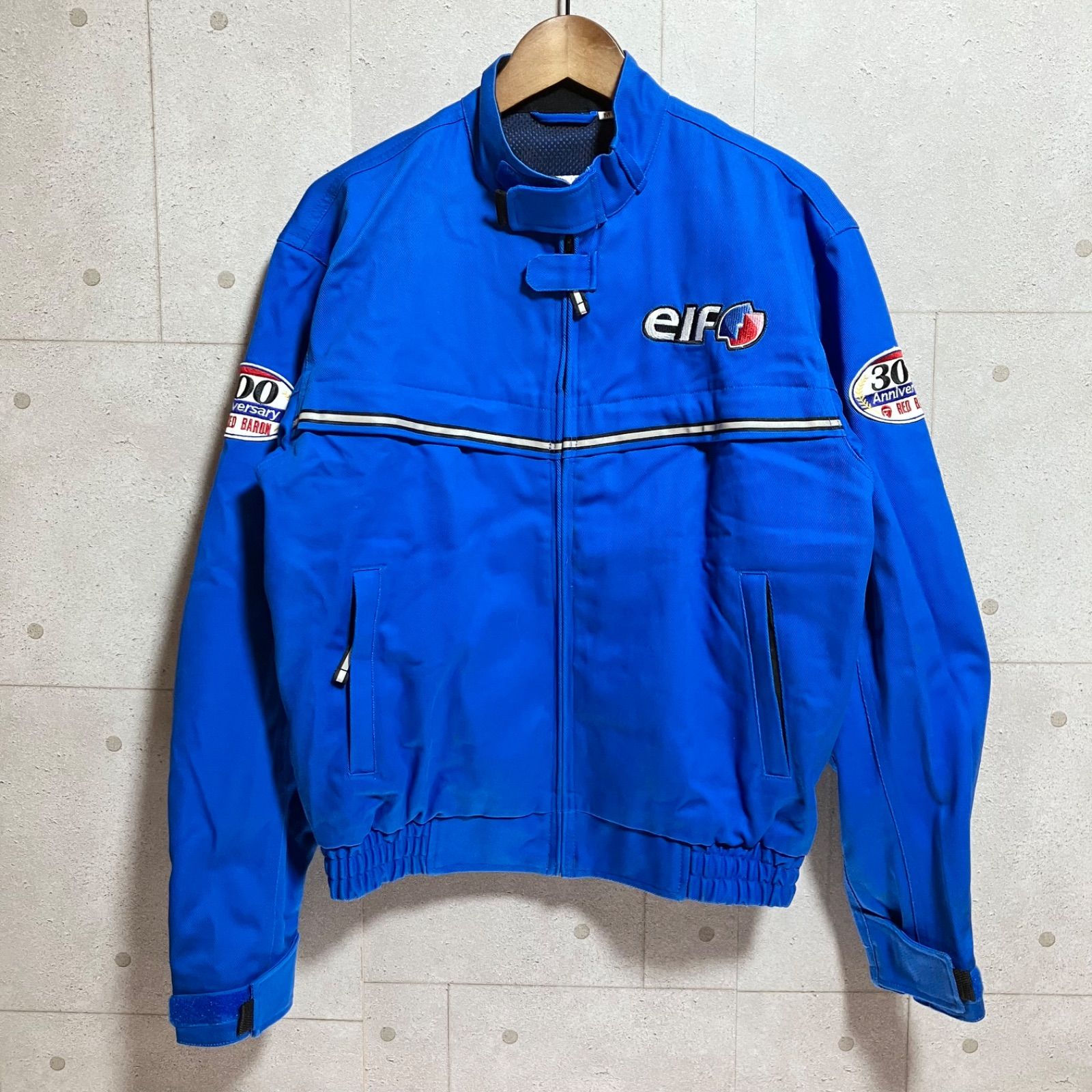 美品✨エルフ レッドバロン 300店舗記念 バイク レーシングジャケット M elf 300周年記念 レッドバロン ジャケット レーシングジャケット