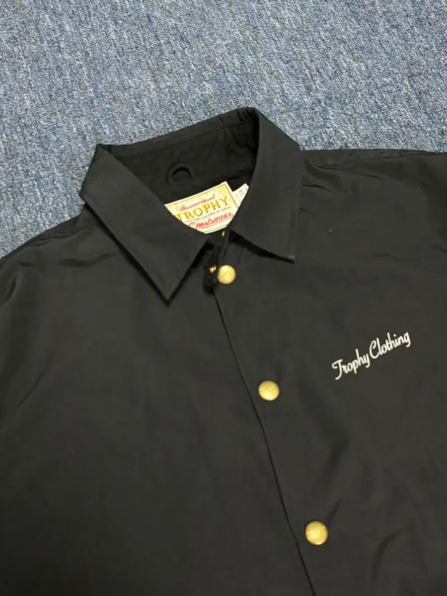 38 TROPHY CLOTHING ブラック コーチジャケット WHEELERS The REAL McCOY’S