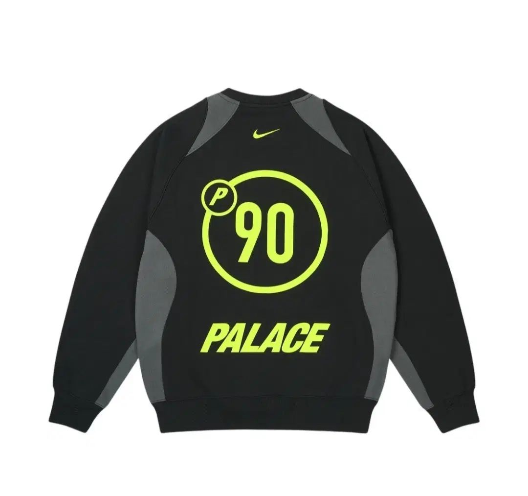 パレス NIKE トゥー クルーネック ブラック Lサイズ