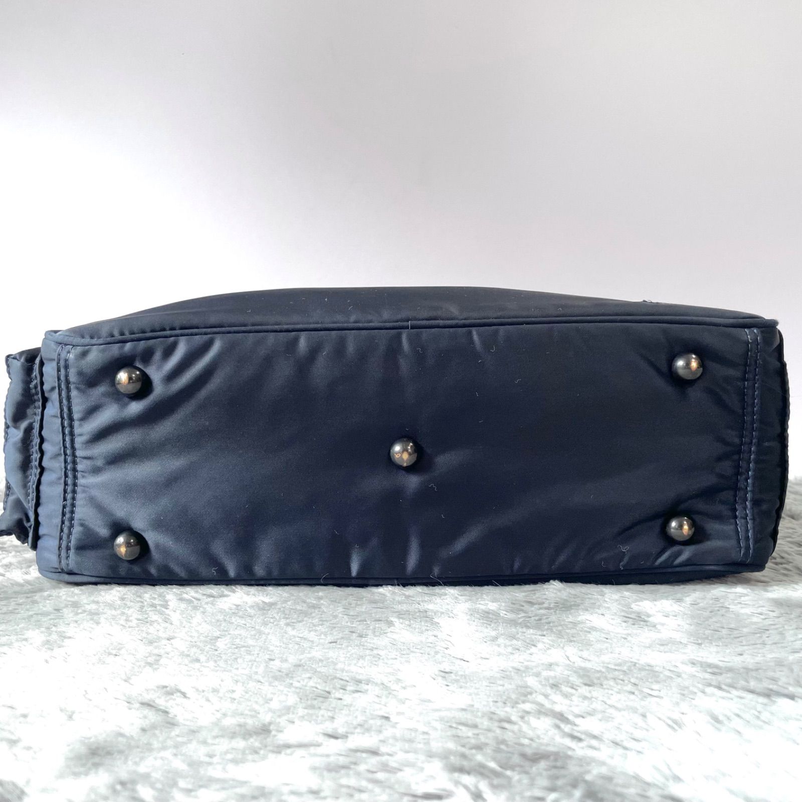 極美品 ポーター タンカー ミニボストンバッグ ネイビー ハンドバッグ