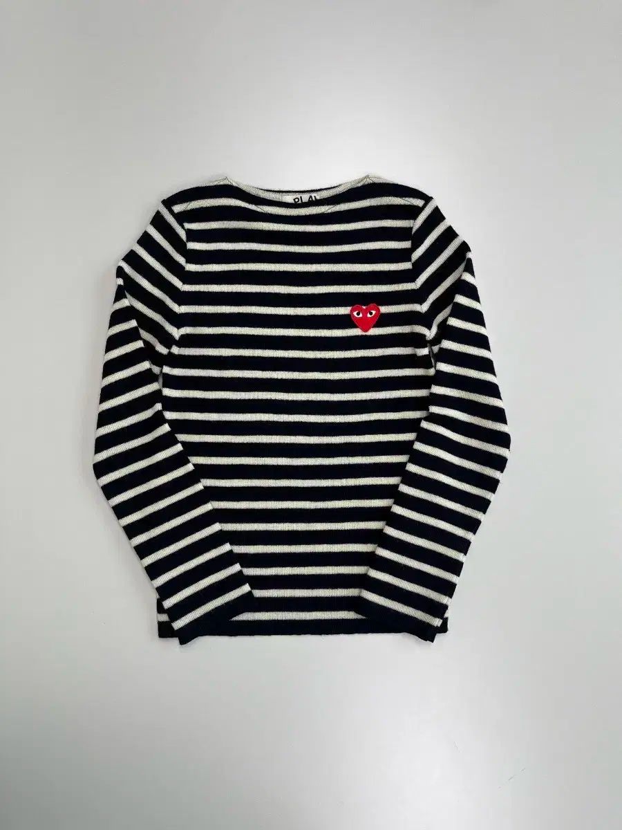 コム デ ギャルソン ストライプ 長袖 Tシャツ