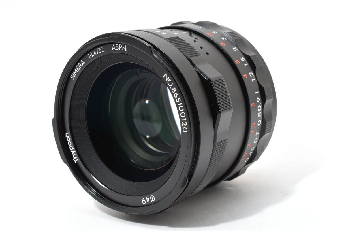 Thypoch シメラ Simera 35mm F1.4 ライカMマウント マニュアルレンズ L56 6973
