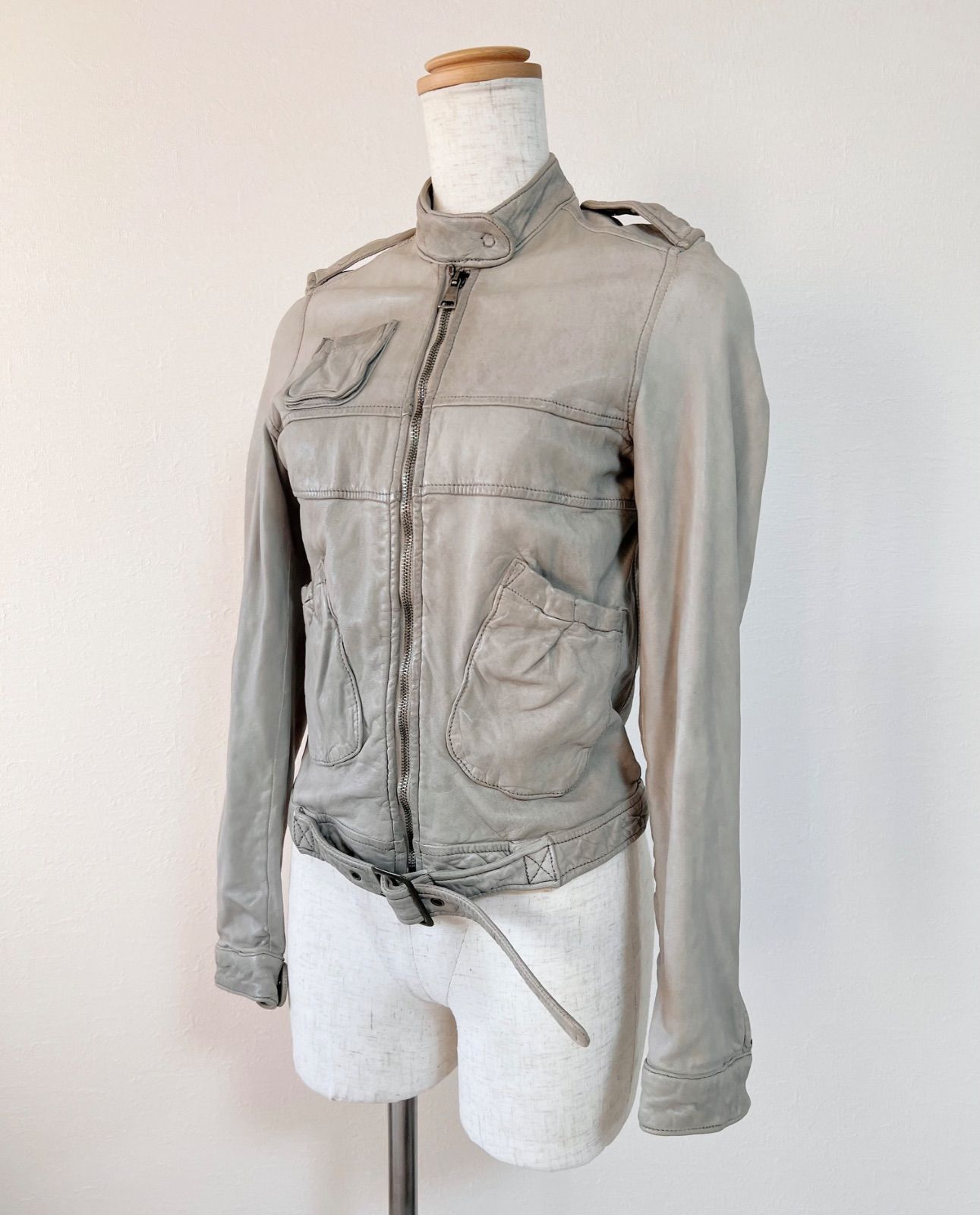 美品 ジョルジオブラット シングルライダース レザージャケット 48 美品 ジョルジオブラット シングルライダース レザージャケット 48