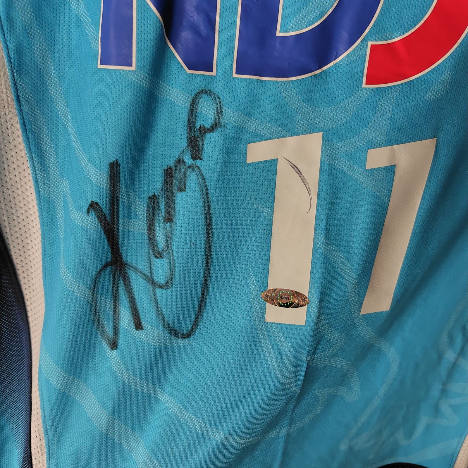 鑑定書付き 実物 本物 三浦知良 サイン入り hummel 横浜FC