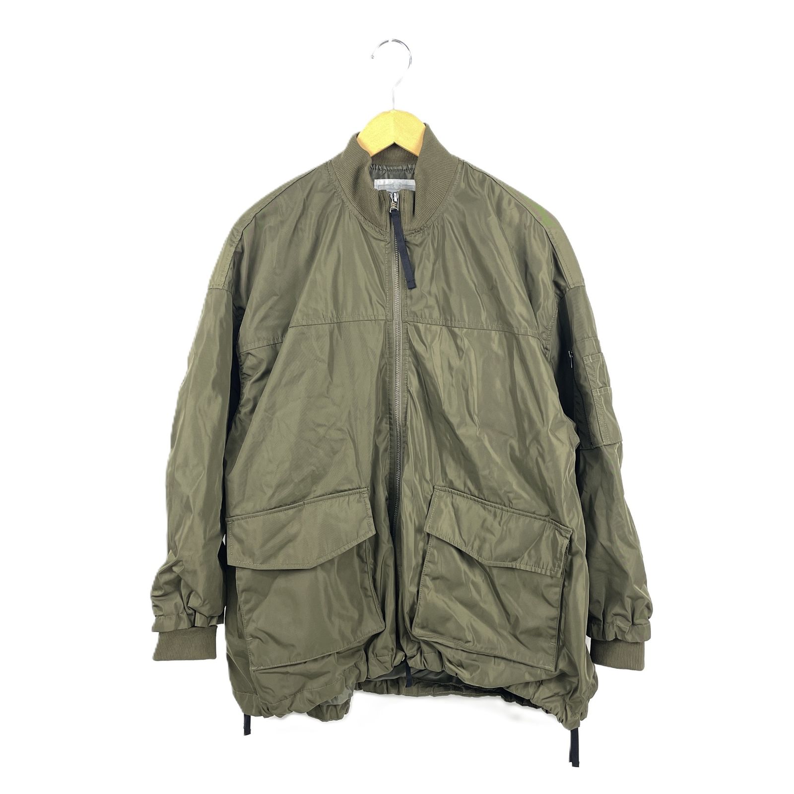 BEARDSLEY ビアズリー BEZ1022307A0001 フ MA-1ブルゾン ジャケット Fサイズ カーキ