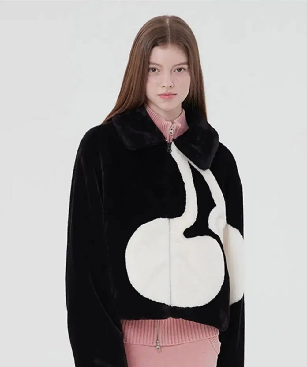 キルシー ビッグ チェリー ボア ファー ジャケット